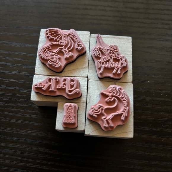 Md Evil times rubber stamp set - Picture 2 of 2